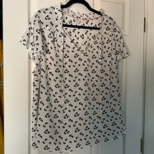 Boden Floral Print Top